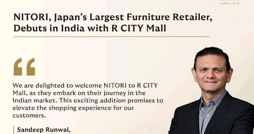 Japan’s Largest Furniture Retailer Nitori Debuts In India