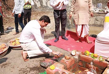 Bhoomi Pujan at Runwal Sanctuary