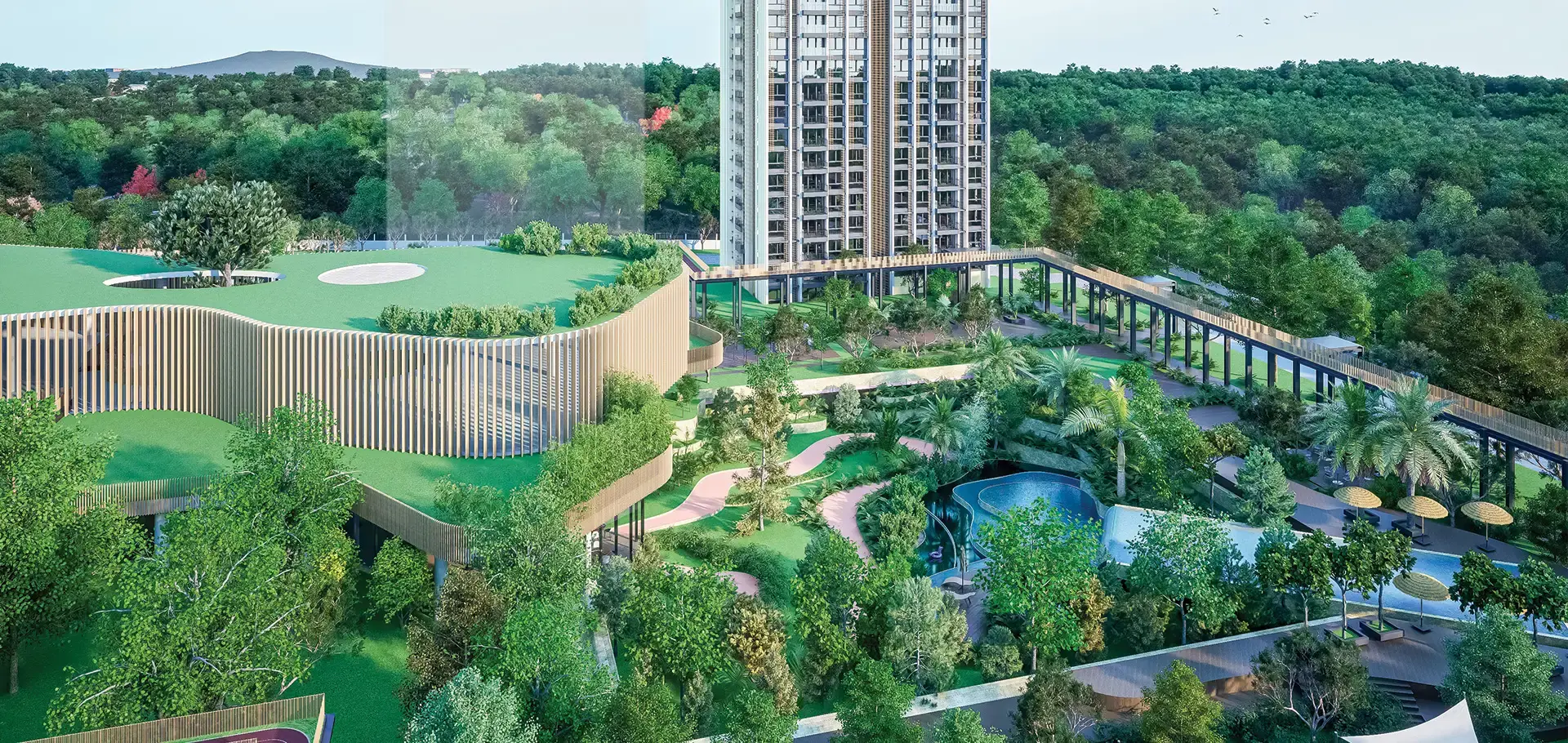 3 BHK flats in Thane at Runwal 25 Hour Life