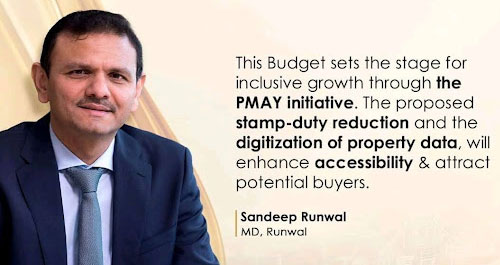 Budget 2024 Key Highlights Live Updates: Government’s visionary Budget for transforming real estate industry welcomed by Sandeep Runwal