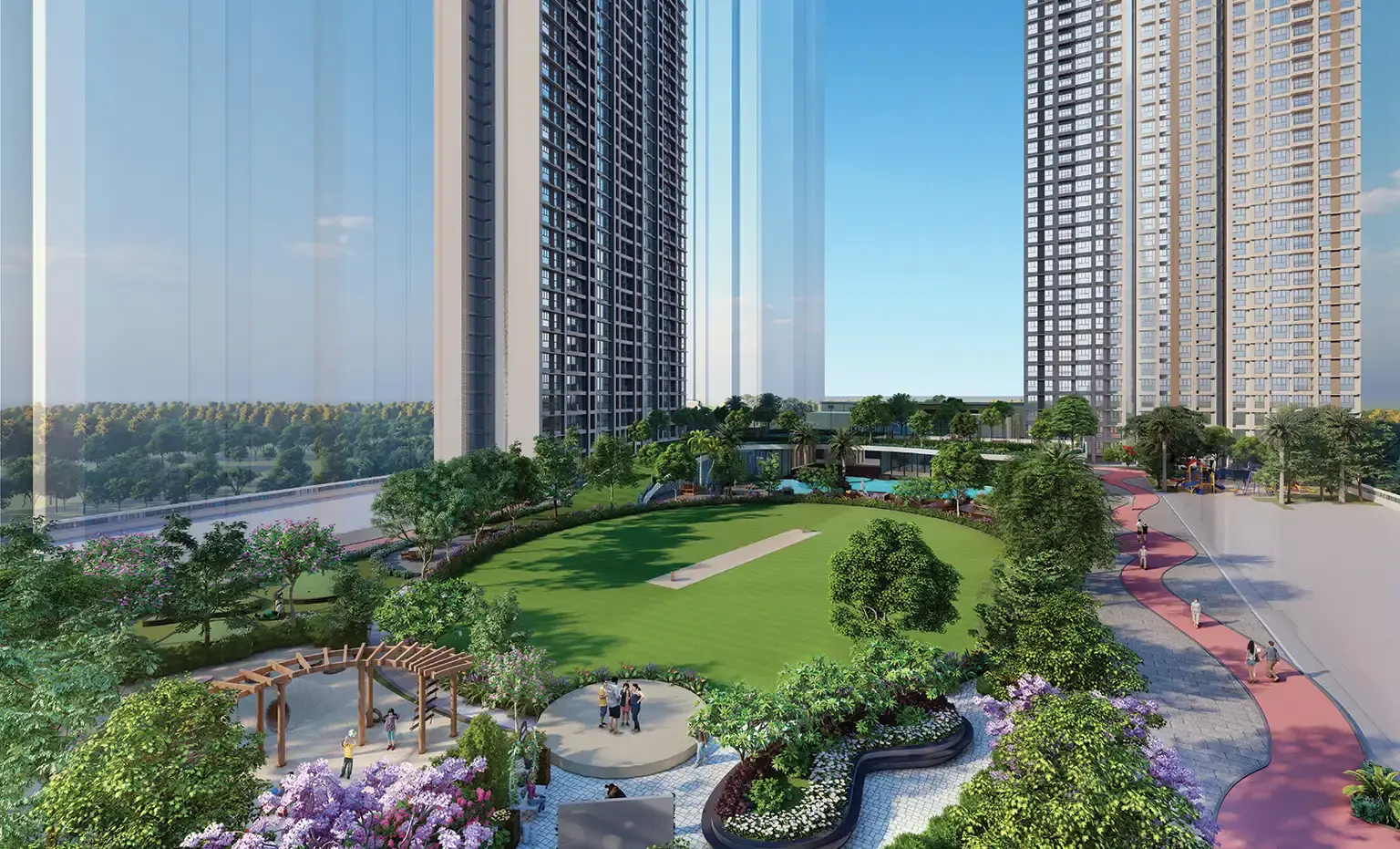 Runwal land ends 2 bhk flat in thane