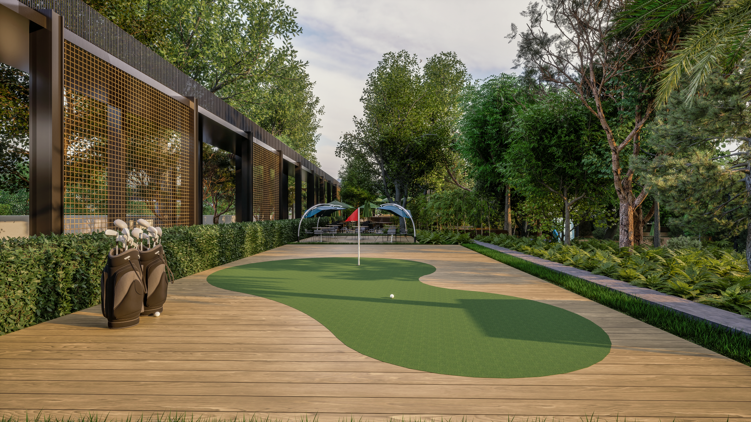 Modern society amenities of a 2 BHK apartment in Thane