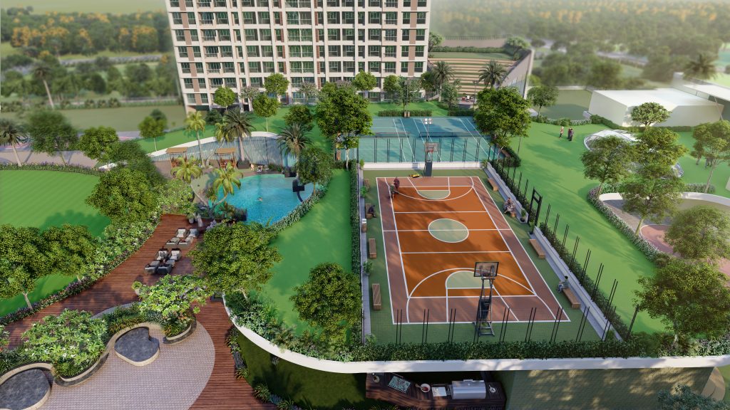 Flats in Thane with modern amenities and landscaped garden