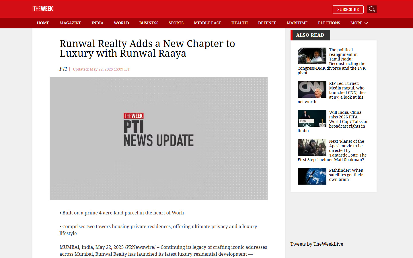 Runwal Realty Adds a New Chapter to Luxury with Runwal Raaya