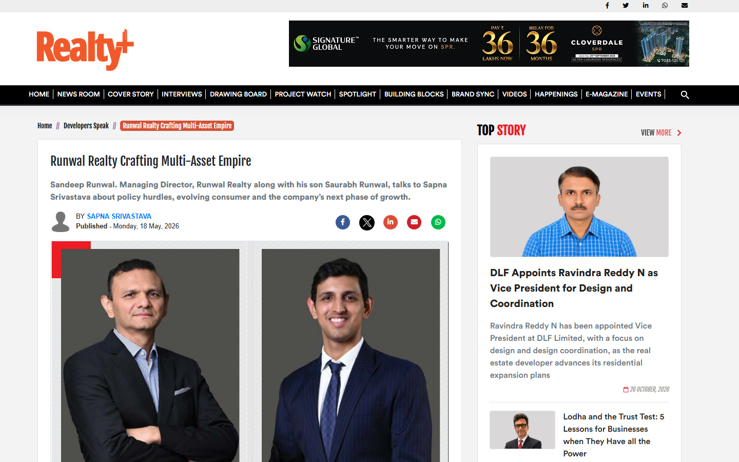 Runwal Realty Crafting Multi-Asset Empire