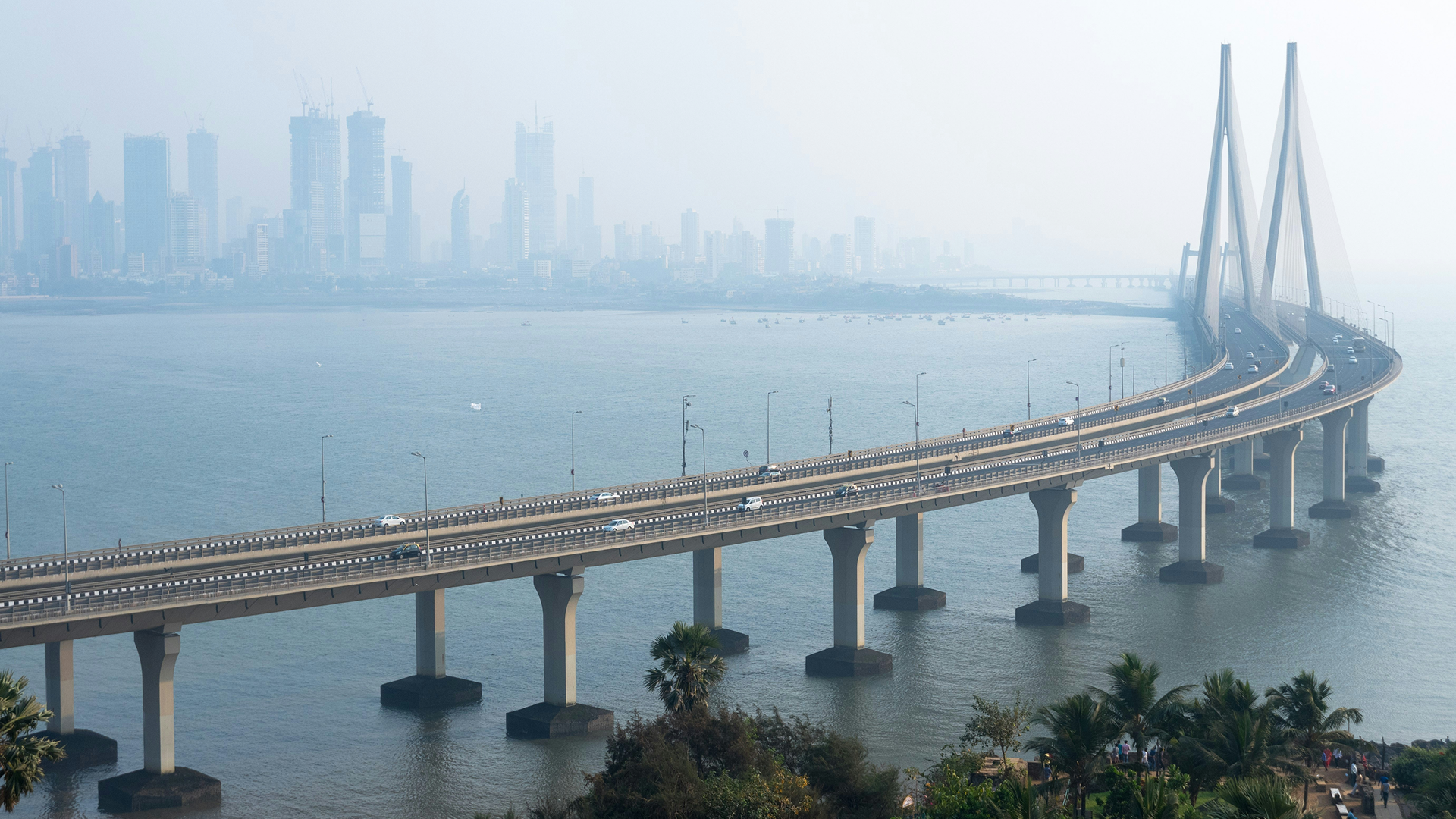 Mumbai skyline banner for Building for Generations — Runwal Realty vision